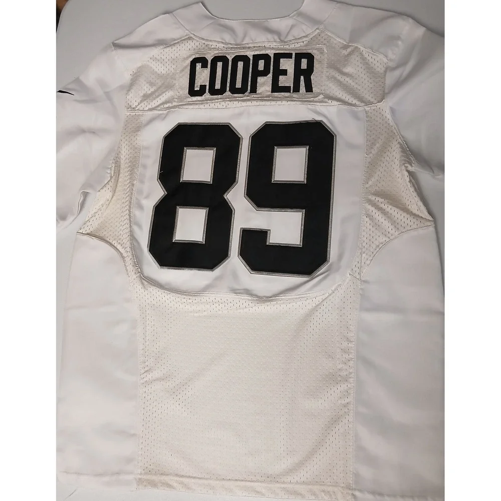 Nike Oakland Raiders Amari Cooper 89 On Field Jersey White Mens XL 40 TG EG